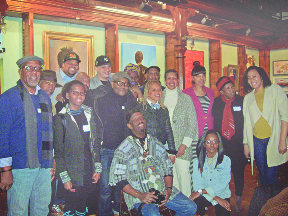 Around 20 artists were on hand at Saturday's Opening for the current show, African-American History Month's Group exhibit, at the Howland Cultural Center. The well-attended Opening also included local musicians as well as a local poet entertaining the crowd who had the opportunity to interact with the artists while viewing their unique creations. Their colorful, multi media and powerful works of all these artists can be viewed throughout the month