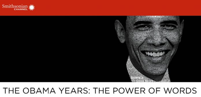 A new hour-long Smithsonian Channel special tells the story of Barack Obama, “writer in chief,” and takes viewers inside the defining moments of his political career through the prism of his most memorable speeches. The Obama Years: The Power Of Words, narrated by actor and producer Jesse Williams, premieres on Monday, February 27, 2017.