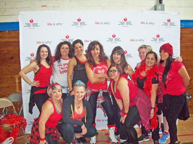 Sunday afternoon a host of local Zumba instructors, along with close to 200 participants, gathered to take place in the annual “Zumba Go Red For Women” event, aimed at raising awareness for the number one killer of women, heart disease.