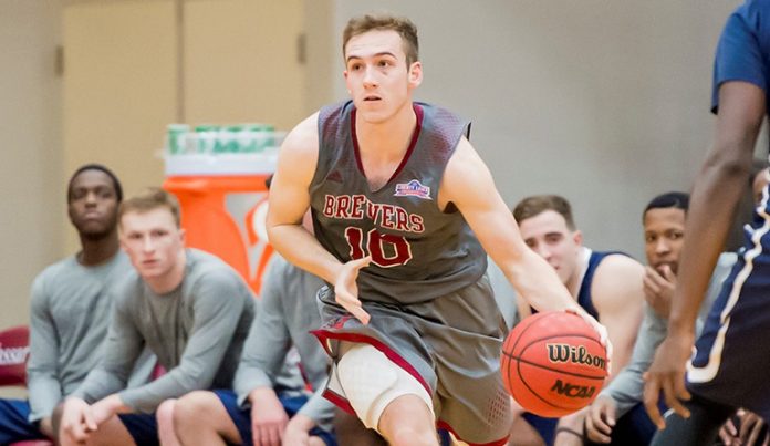 Alex Seff totaled 20 points to pace the Brewers as tThe Vassar College men’s basketball team (4-8, 0-4 Liberty) fell to Hobart College (7-4, 2-0 Liberty) at the Athletics & Fitness Center on Saturday, 82-66.