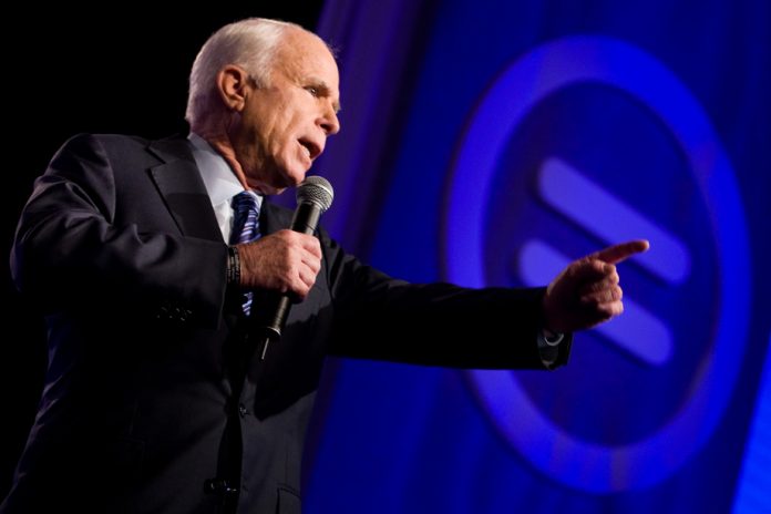 John McCain. Photo: Jeff Lewis