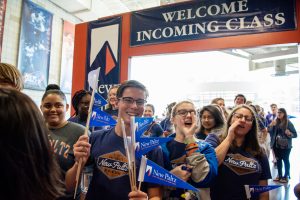 Members of the SUNY New Paltz community gathered on Aug. 24, 2018, for the fall Convocation tradition.