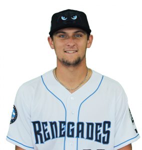 Chris Betts provided two singles for the only multi-hit performance for the Renegades.