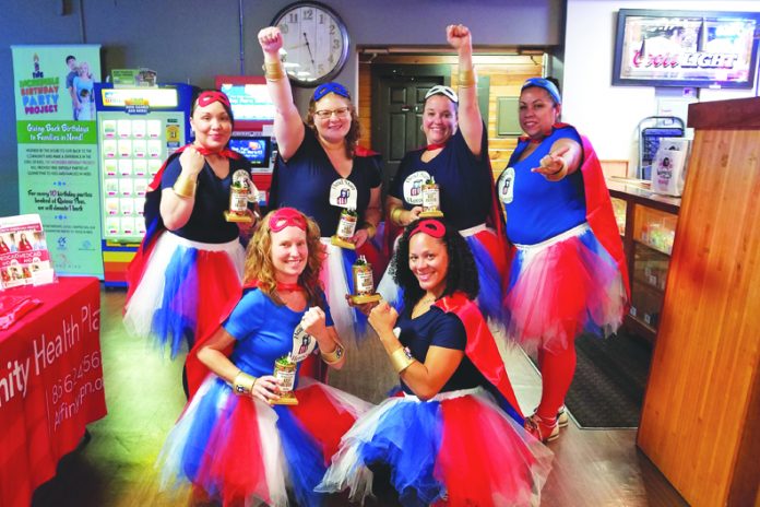 RECAP’s Head Start staff, as the Head Start Heroes, bowled with a superhero-theme and were voted Best Dressed team, during the 2018 Strike Out Hunger Bowl-a-thon fundraiser.