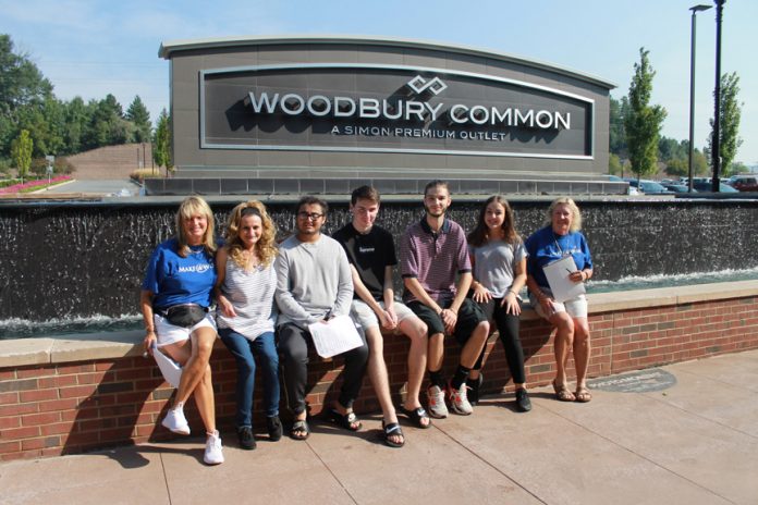 From Left to Right: Lauren Frunzi; Kimberly Bergen; Phillip Bergen, 17; Morgan O’Connor, 16; Jeremy Nevin-Gales, 19; Sierra Baez, 13; and Mary Sherman pose for photo.