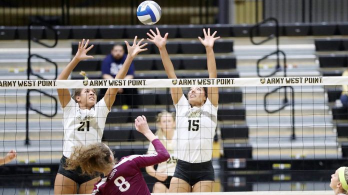 The Army West Point volleyball team suffered a 3-0 setback to Navy on the road Saturday night.