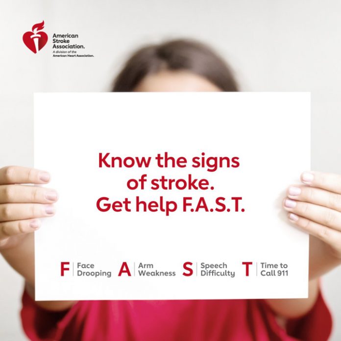 Bystanders can help stroke victims by knowing the ‘F.A.S.T.” signs of stroke and acting fast if they suspect a stroke.