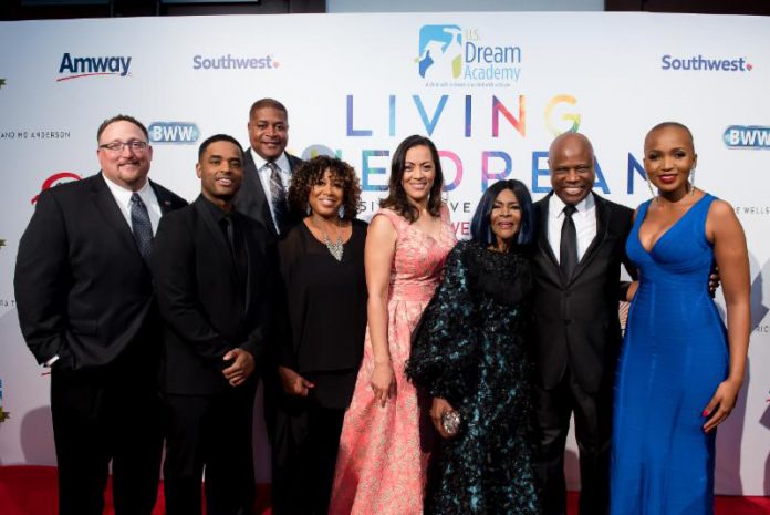 The U.S. Dream Academy hosted an exciting 17th Annual “Power of A Dream” Gala themed “Living the Dream” recently at the Washington, D.C. Marriott Marquis presented by Amway in honor of the organizations 20th Anniversary; the gala fundraising goal of $1 million was exceeded.