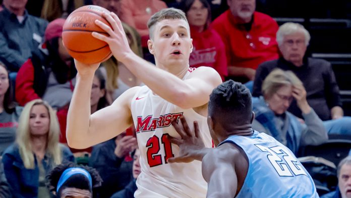 The Marist men’s basketball team closed out its eight-game stretch away from McCann Arena with a triumph at New Hampshire.