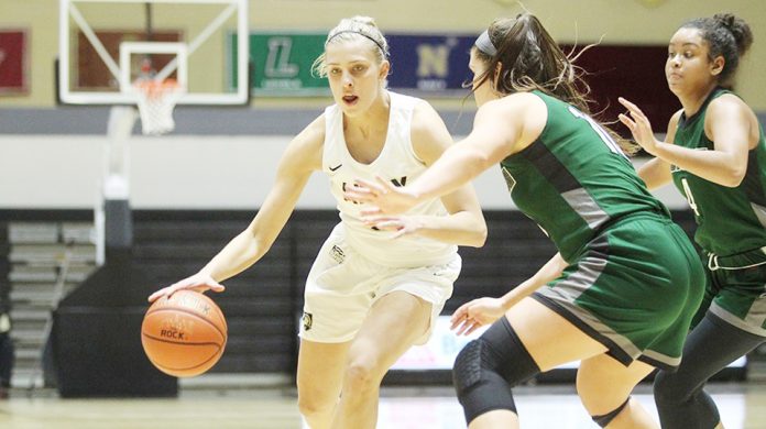Army hung around against American and took a lead early in the fourth quarter, but a 10-1 run helped the Eagles earn the 61-51 victory on Saturday afternoon in Patriot League women's basketball action.