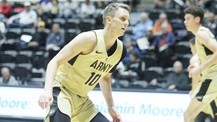 Army Black Knights Jacob Kessler scored eight points with seven rebounds.