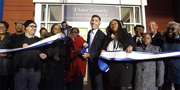 Ulster County Executive Michael Hein was joined by judges, legislators and other members of the community on Thursday for the ribbon cutting.