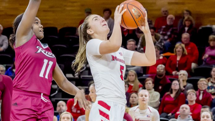 The Marist women's basketball fell 70-64 to the Broncs in a hard fought battle for second place in the MAAC standings.