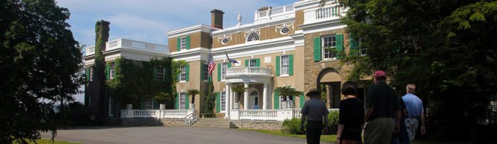 The Home of Franklin D. Roosevelt National Historic Site, The Eleanor Roosevelt National Historic Site, Vanderbilt Mansion National Historic Site and Martin Van Buren National Historic Site recorded more than 548,000 visitors in 2018. Photo: NPS