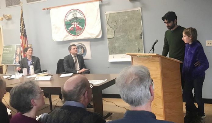 Senators Jen Metzger (SD-42) and James Skoufis (SD-39) held a public hearing last week in New Paltz on the Climate and Community Protection Act (CCPA), S2992--proposed state legislation to comprehensively address climate change. Over 75 people attended, with 41 providing testimony.