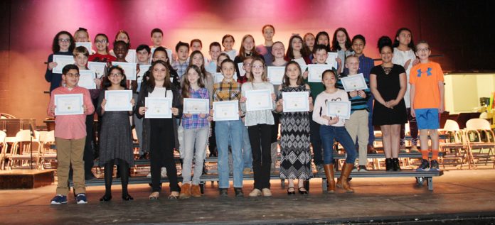 Washingtonville Central School District (WCSD) students of all grade levels were recognized by the Board of Education on Monday, March 18. Student athletes and musicians were identified for their accomplishments and feats this year.