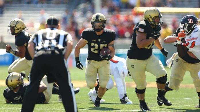Slomka led the charge for Army with a career-best 110 yards and a touchdown on 18 carries.