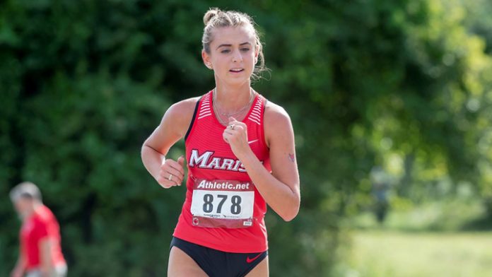 Alexandra Bartolotta guided the Red Foxes to victory with a runner-up individual finish.