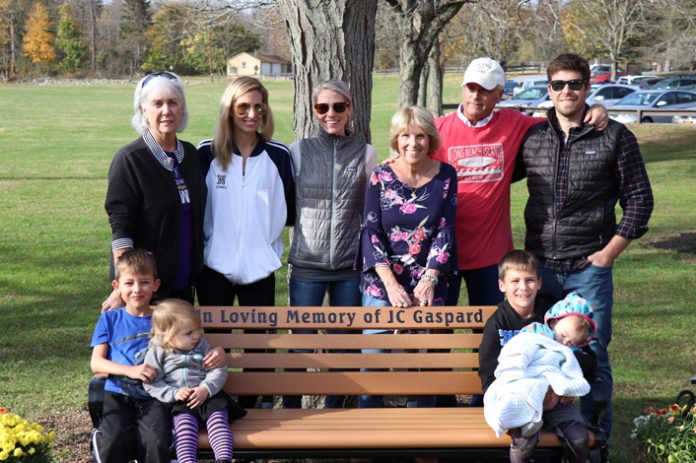 The Newburgh Free Academy girls Varsity Tennis Club donated a bench to honor former NFA Girls Varsity Tennis Coach, JC Gaspard. Coach Gaspard was a lifelong resident of Newburgh, NY.