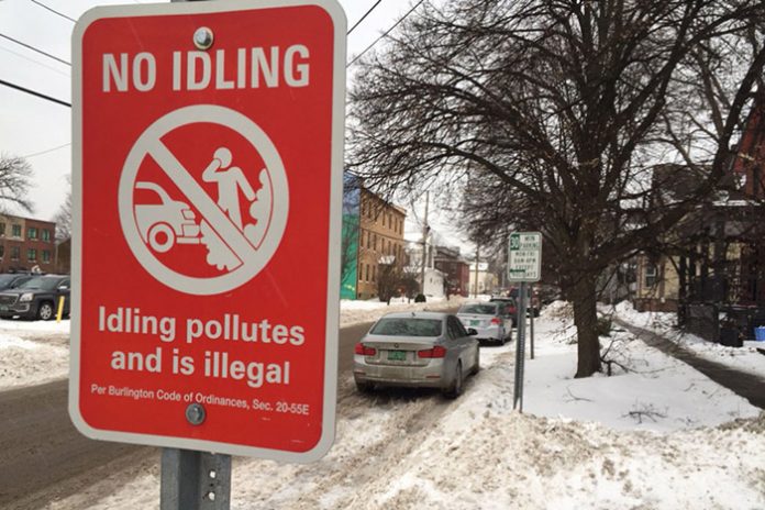 Americans waste some six billion gallons of fuel annually as a result of idling their car and truck engines. What can we do to stop this scourge? Photo: Seven Days Vermont