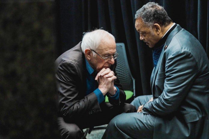 Civil rights icon Rev. Jesse L. Jackson, Sr. announced on Sunday that he is endorsing Sen. Bernie Sanders for president and spoke at an event with the senator in Grand Rapids, Michigan.