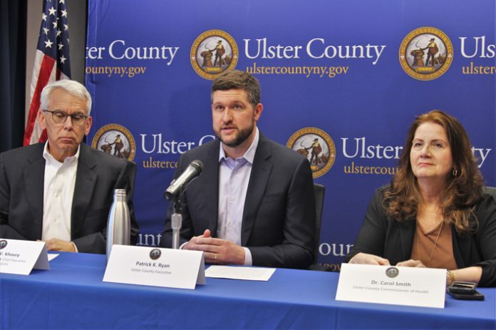 Ulster County Executive Pat Ryan announced “In consultation with the Health Department and the Ulster County Health and Safety Advisory Task Force, and out of an abundance of caution, I am directing the closure of all schools in Ulster County for 14 days, starting on Monday, March 16.