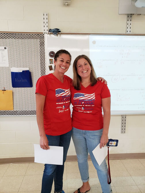 Teachers from across the Hudson Valley region are working hard to ensure their students are still receiving a quality education during these uniquely challenging times. From left are Melissa Tesh, an Algebra and Geometry teacher, and Stephanie Marden, a Biology teacher, both of Arlington High School in Dutchess County. The two represent a large population of teachers on all grade levels being innovative, flexible and patient, while making their students’ needs a priority as they diligently navigate the new virtual learning reality.