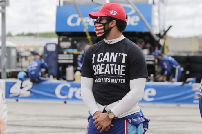 Just two days after Bubba Wallace made a statement saying he felt NASCAR should ban fans from flying the Confederate flag at tracks, a ban has been permanently put into effect at all events and properties of the auto-racing giant.