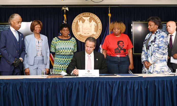 Governor Andrew M. Cuomo Thursday signed an Executive Order - the ‘New York State Police Reform and Reinvention Collaborative’ — requiring local police agencies, including the NYPD, to develop a plan that reinvents and modernizes police strategies and programs in their community based on community input.