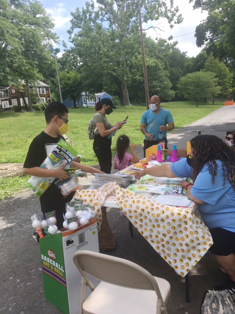 Last week at Downing Park, as well as this Wednesday and Friday and next Monday, Wednesday and Friday, from 9am- 12pm, the Newburgh Summer Recreation Program is holding “Exploring Your Visions,” funded by the Orange County Youth Bureau. Featuring a toy giveaway, it also includes an expression contest- using words or artwork- and offers prizes to entrants.