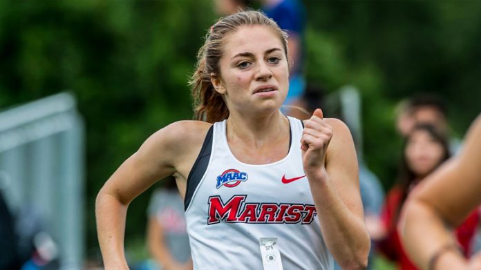 Senior Gianna Tedeschi paced three Marist women’s cross country runners who finished in the top 15 of Friday’s Metro Atlantic Athletic Conference Championships.