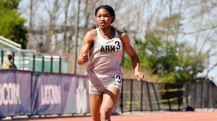 Army’s West Point women’s outdoor track and field team fell to Navy (111.5-88.5) in the annual Star meet, which is part of the Star Series by USAA, Saturday afternoon.