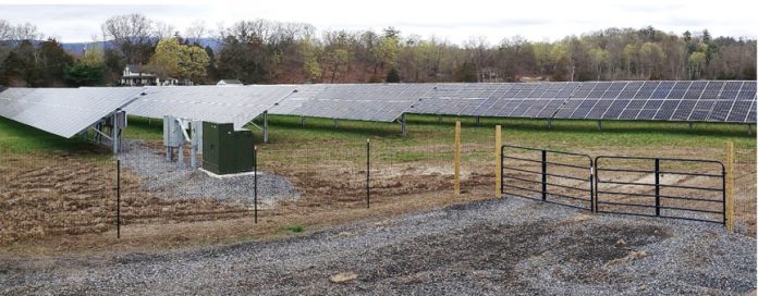 Solar Generation Saugerties, NY 300 kW Solar Array of which Town of Hyde Park is a subscriber.