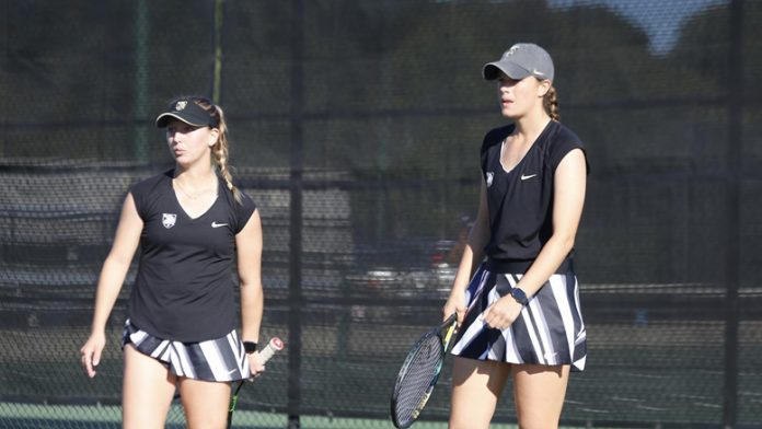 After being added to the field of 16 at the ITA Northeast Super Regionals, the doubles team of Cooper Jackson and Paige Herremans proved they belonged with a come-from-behind victory in the opening round.