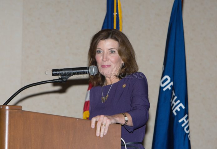 Governor Kathy Hochul announced on October 7, the State’s Emergency Rental Assistance Program, is designed to relieve landlords of the burden caused by the COVID-19 pandemic. Hudson Press File/CHUCK STEWART, JR.