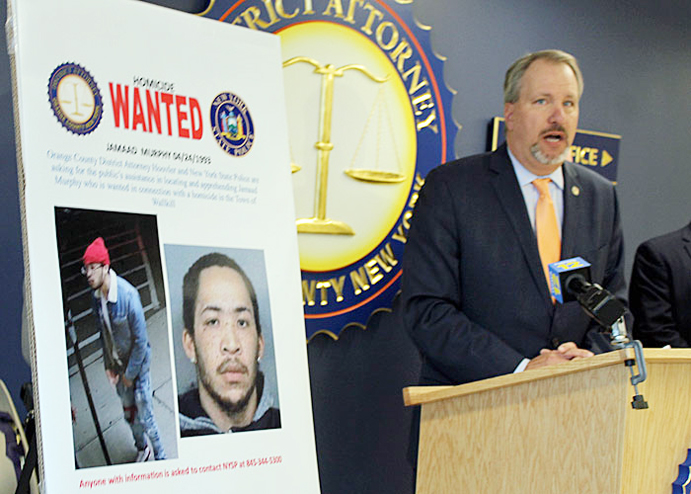 Orange County District Attorney David M. Hoovler announced that on Wednesday, November 9, Jamaad Murphy, 27, of Wallkill, pled guilty to Murder in the Second Degree before Orange County Court Judge William L. DeProspo.
