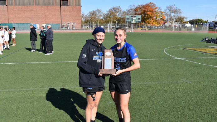 The Mount Saint Mary College Women’s Soccer team traveled to top seeded Farmingdale State on Saturday and suffered a 2-0 loss to the Rams in the 2021 Skyline Conference Championship Final.