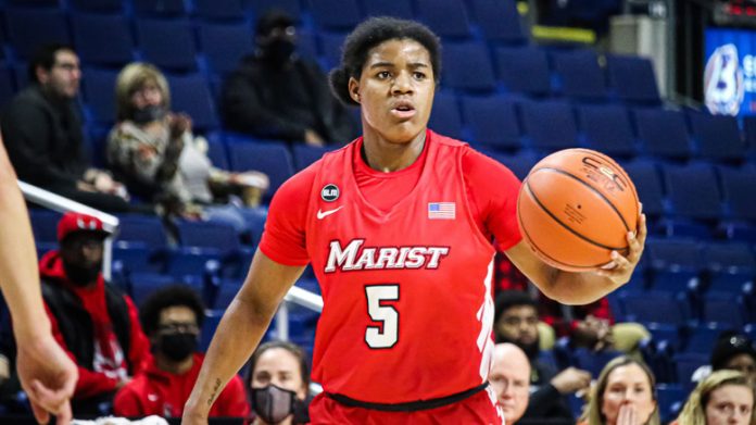 Trinasia Kennedy led Marist with 18 points. Photo: Harrison Baker