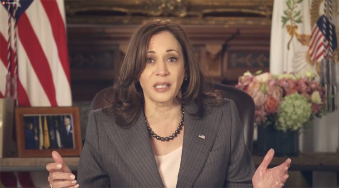 Vice President Kamala Harris provided a message of hope while striking an encouraging tone during an exclusive interview with the Black Press of America. Pictured above is a screenshot from the interview.