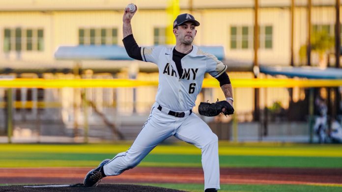 Anthony LoRicco struck out five batters in his four-inning start as Army ultimately suffered a 4-3 loss in its second game of the Swig & Swine Classic.