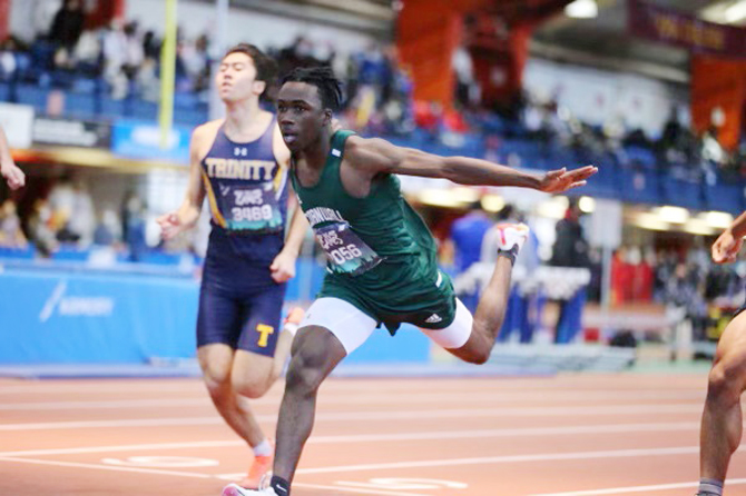 Jiles Addison is a 17 year old senior at Cornwall Central High School (CCHS). He has ran indoor track for only two years and has made a huge impact on his team. He broke the 55-meter dash school record on Friday, February 18, 2022 with a time of 6.45 seconds at the Northshore Invitational Meet in the Armory, New York City. This CCHS record has not been broken since 2013. The 55 - meter race also qualified Jiles for the 2022 New balance Indoor Nationals.
