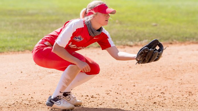 The Marist softball team was defeated by Southeastern Louisiana, 4-2, in its final game of the Lion Classic II Tournament on Sunday morning. Pictured above, Caroline Baratta had two hits and an RBI.