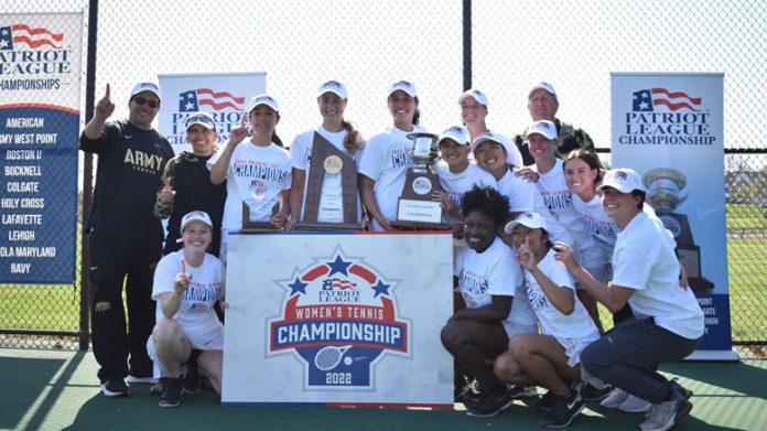 The third-seeded Army West Point women’s tennis team finished its historic run in the 2022 Patriot League Championship with a thrilling, 4-1 victory over No. 1 Boston University on Sunday afternoon on the Varsity Tennis Courts.
