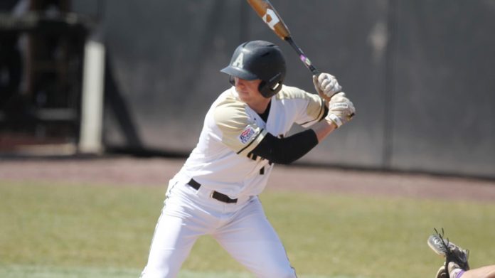 The Army West Point baseball team scored in six different innings en route to claiming a 15-6 victory over Lafayette on Sunday afternoon at Kamine Stadium.
