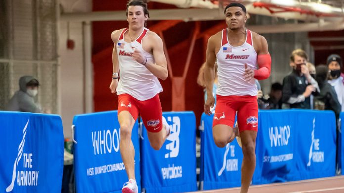 Led by several first-place finishes, the Marist men’s track team placed third out of 17 scoring teams at the Rider Invitational.