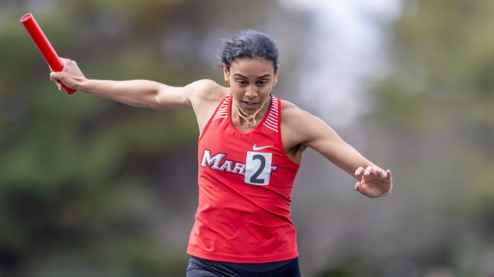 The Marist women’s track team made the most of its time in California and Pennsylvania this past week, notching strong performances at both the Bryan Clay Invitational and the Bison Outdoor Classic.
