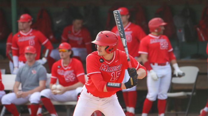 The Marist baseball team claimed victory over Quinnipiac in the first game of their three-game series.