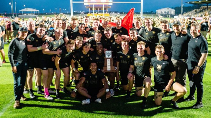 For first time in program history, Army West Point Men’s Rugby was crowned the D1A Men’s Rugby National Champions after powering past Saint Mary’s, 20-8, on Saturday night, at Aveva Stadium.