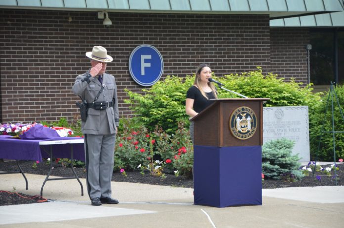 Troop F of the State Police, held their annual Memorial Day service to honor the memories of their 13 troopers killed in the line of duty on Friday.