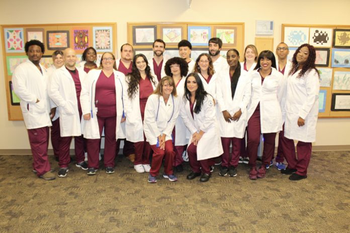 The Ulster BOCES Surgical Technology Class of 2022 poses for a photo prior to their June 16 graduation ceremony, which was held at the Ulster BOCES New Paltz campus.